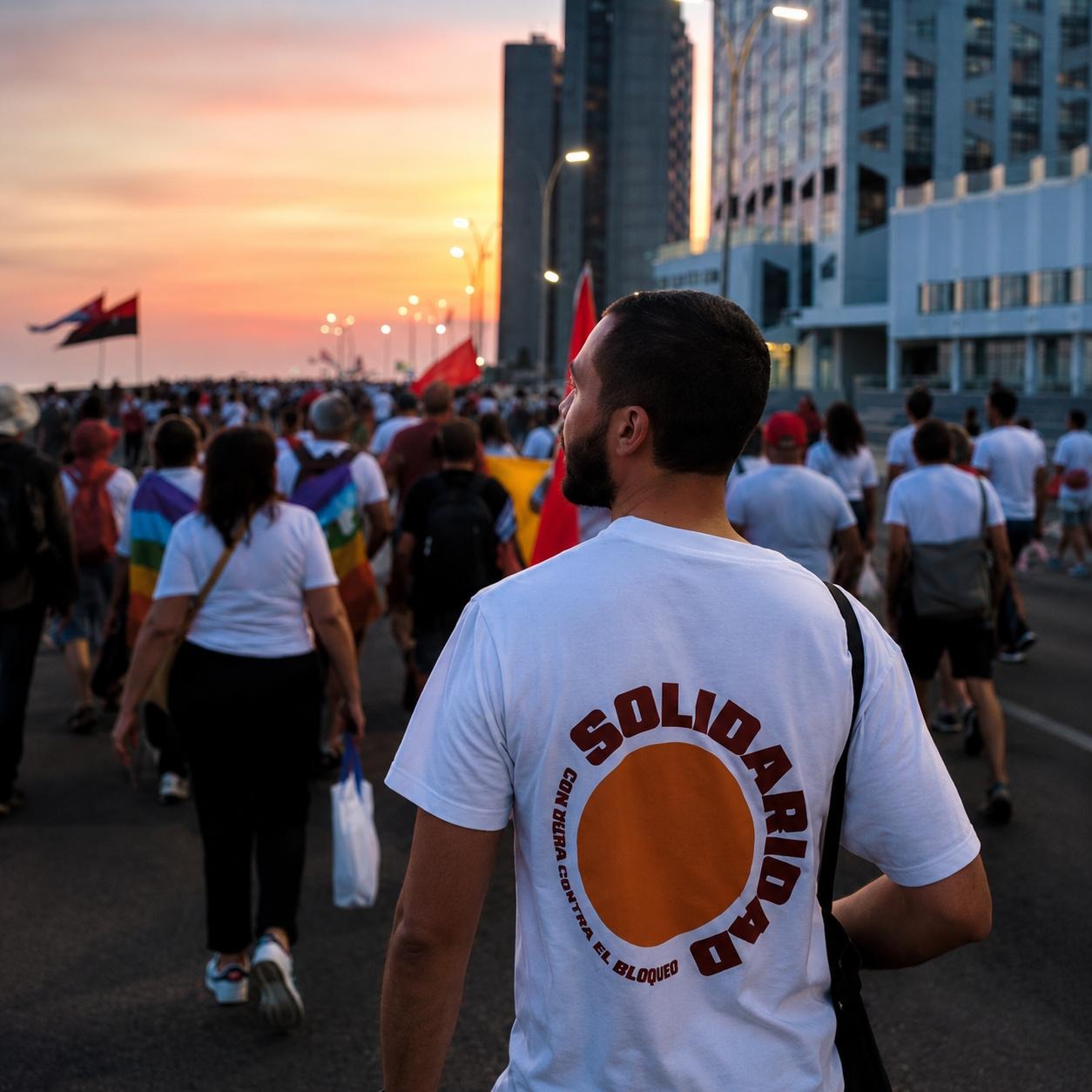 Shirt: Cuba Solidaridad - Afbeelding 2